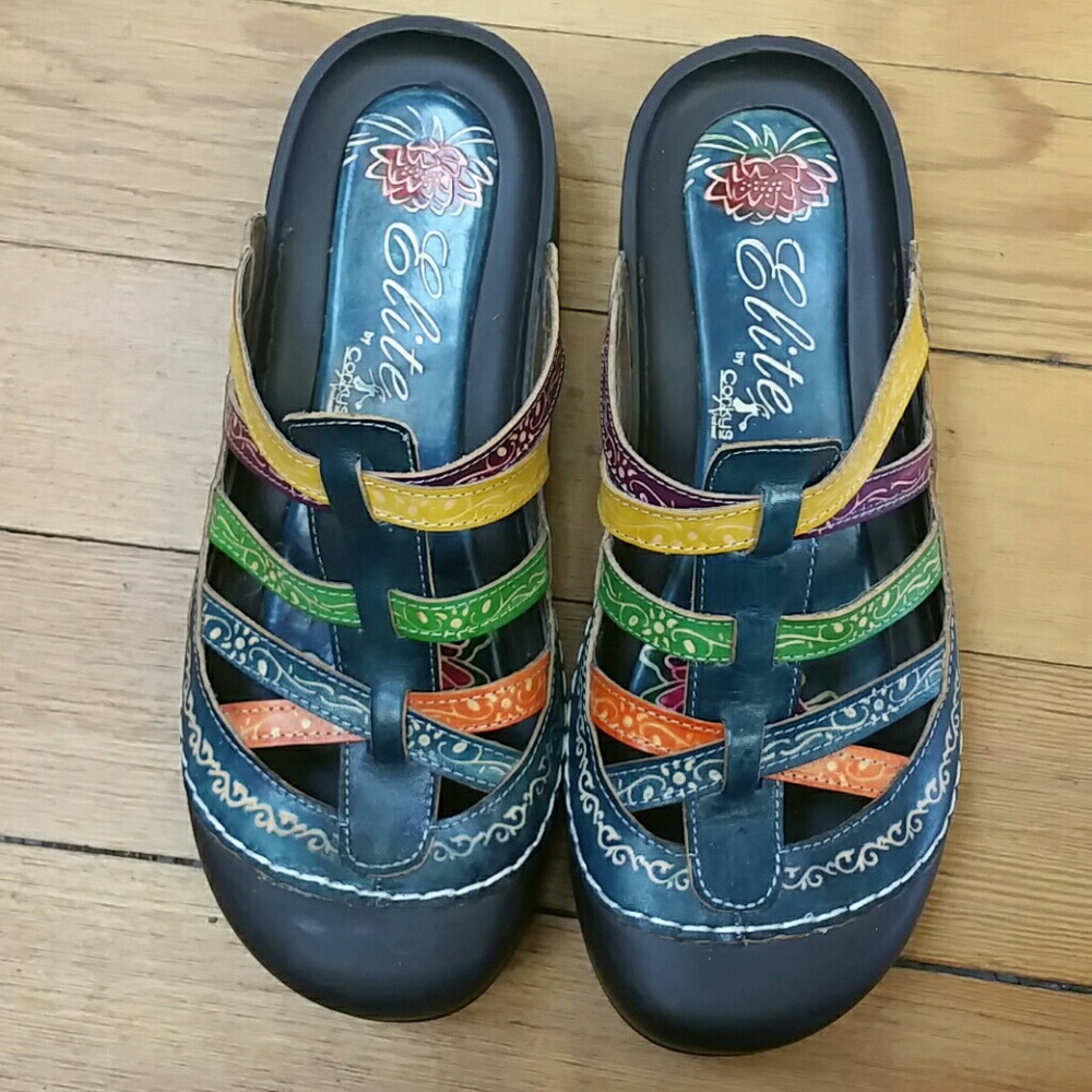Elite by Corkys Rock Clog Sandals size 11